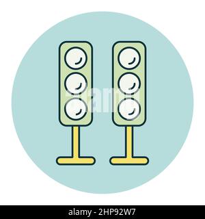 Sound system speakers vector icon Stock Vector