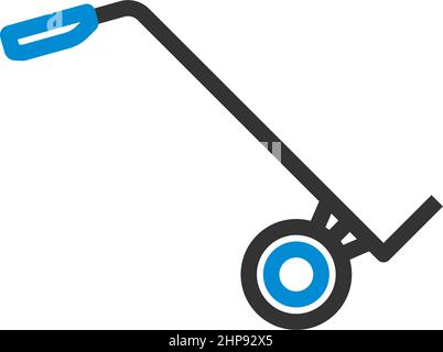 Warehouse Trolley Icon Stock Vector