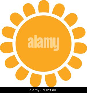 sun ilustration design vector icon Stock Vector
