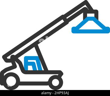 Port Loader Icon Stock Vector
