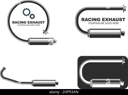 motorcycle exhaust icon vector illustration design Stock Vector