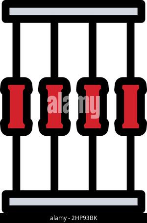 Resistor Tape Icon Stock Vector