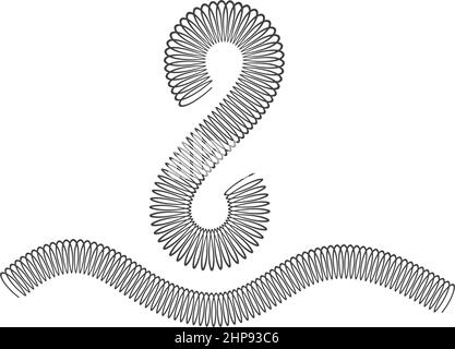 metal spring vector icon illustration design template Stock Vector ...