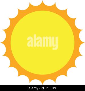 sun ilustration design vector icon Stock Vector