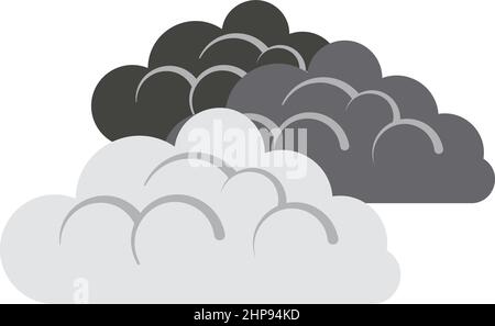 Cloudy Icon Stock Vector