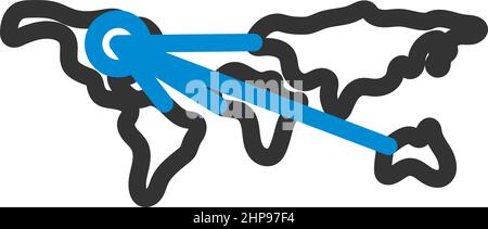 Logistic Concept Icon Stock Vector