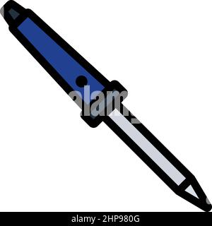 Soldering Iron Icon Stock Vector