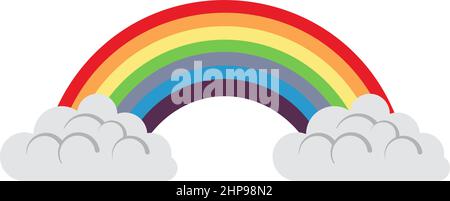 Rainbow Icon Stock Vector