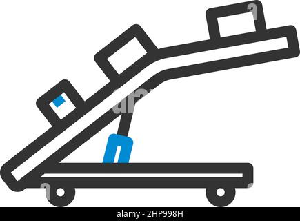 Warehouse Transportation System Icon Stock Vector