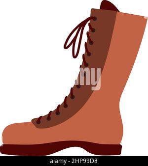 Icon Of Hiking Boot Stock Vector