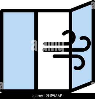 Room Ventilation Icon Stock Vector