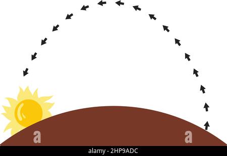 Sunset Icon Stock Vector