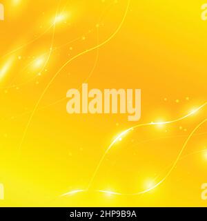 Abstract colorful background with light lines, stars, gradient waves, geometric shapes, dynamical forms. Design for poster, banner, card. Vector Stock Vector