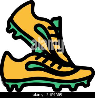Icon Of Football Boots Stock Vector