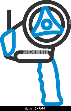 Scotch Tape Dispenser Icon Stock Vector