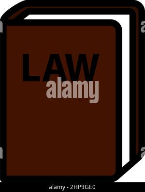 Law Book Icon Stock Vector