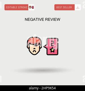 Bad feedback, negative comment, bad review, one star rating, customer ...
