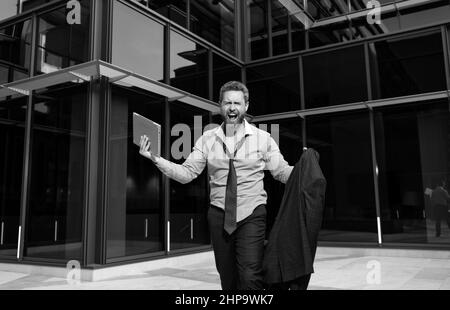 rage panic depressed man anxiety stress psychology Stock Photo - Alamy