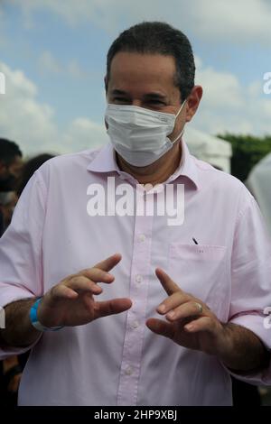 salvador, bahia, brazil - february 15, 2022: Nelson Leal, state deputy seen during an event in the city of Salvador. Stock Photo