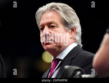 BBBofC steward Robert W. Smith at the AO Arena, Manchester. Picture date: Saturday February 19, 2022. Stock Photo