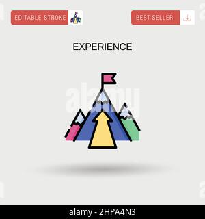Experience Simple vector icon Stock Vector Image & Art - Alamy