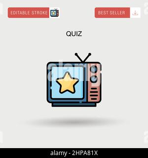 Quiz background. The concept is the question with the answer. vector ...