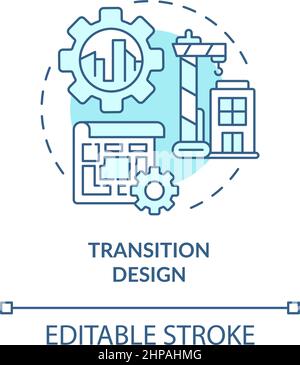 Building of infrastructure turquoise concept icon Stock Vector Image ...