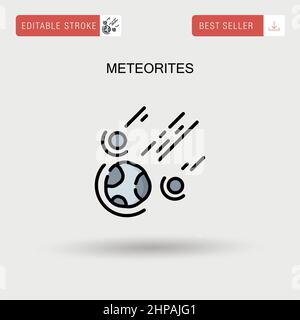 Comet and meteoroid fall speed trail galaxy vector set. 3d meteor ...
