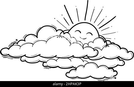 Cloud Sketch Vector Art, Icons, and Graphics for Free Download