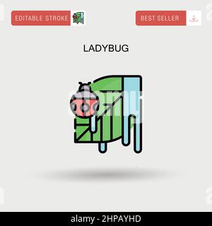 ladybug insect small icon animal Stock Vector Image & Art - Alamy