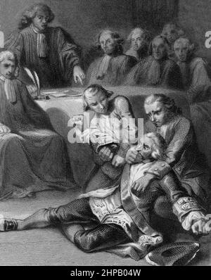 1766 condamnation à mort Thomas Arthur, baron Tollendal comte de Lally