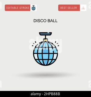 Silver Disco Ball Vector Dance Night Club Retro Party Classic