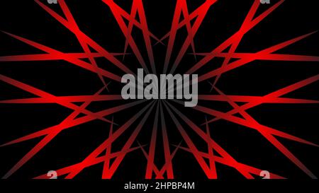 Red star stripe pattern abstract background Stock Vector