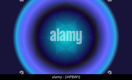 Abstract circle background in soft gradient blue color Stock Vector