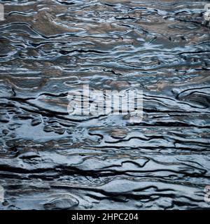 Stained decorative glass texture background close-up Stock Photo