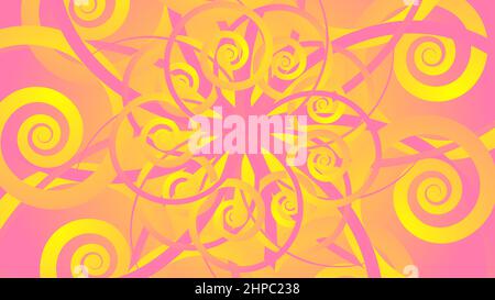 Abstract background ornament shaped artistic flower Stock Vector