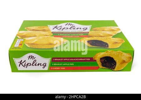 Mr Kipling Fruit Pie Selection 6 Pack Stock Photo
