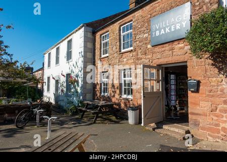 The Old Village Bakery Cafe and shop in Melmerby, Eden Valley, Cumbria, England, UK Stock Photo