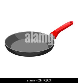 HOT on red-hot frying pan Stock Vector Image & Art - Alamy