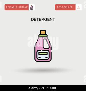 Detergent Simple vector icon. Stock Vector