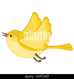 Bird in flight cartoon vector design, bird cartoon design Stock Vector