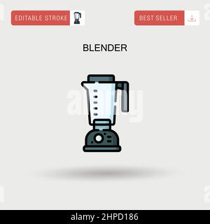 Blender Simple vector icon. Stock Vector
