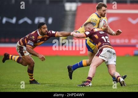 Huddersfield, England - 19 February 2022 - during the Rugby League Betfred Super League Round 2 Huddersfield Giants vs Hull Kingston Rovers at John Smith's Stadium, Huddersfield, UK  Dean Williams Stock Photo