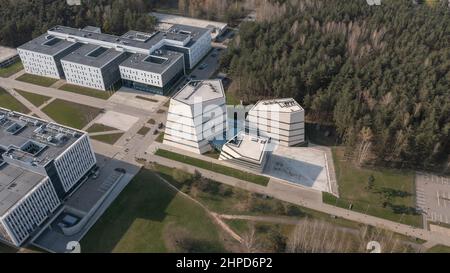 Advanced Medical Laboratories in Science Buildings Quarter Stock Photo