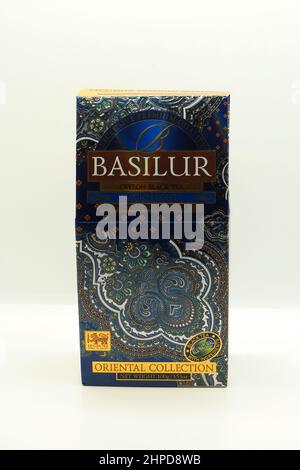 Basilur premium Ceylon Tea, Srí Lanka, Asia Stock Photo - Alamy