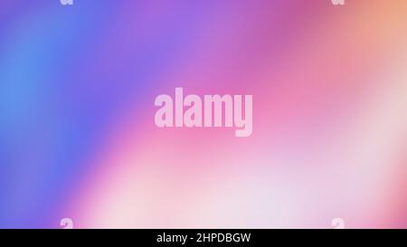 Abstract pastel holographic blurred grainy gradient background. Multicolor vintage design. Stock Photo