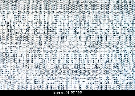background fabric texture, machine-knitted white and black threads, modern minimalistic pattern. Stock Photo