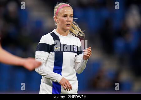 LE HAVRE, FRANCE - FEBRUARY 19: Adelina Engman of Finland during the Tournoi de France 2022 match between Finland and Netherlands at Stade Oceane on February 19, 2022 in Le Havre, France (Photo by Rene Nijhuis/Orange Pictures) Stock Photo