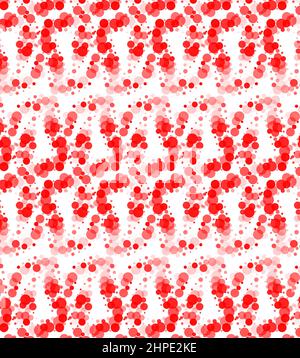 Random Red Dot pattern vector illustration Stock Vector