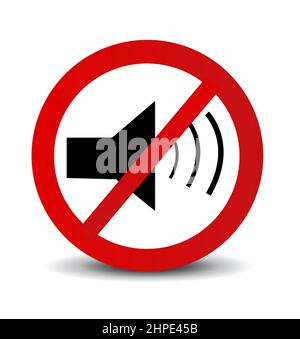 no sound speaker icon vector illustration Stock Vector